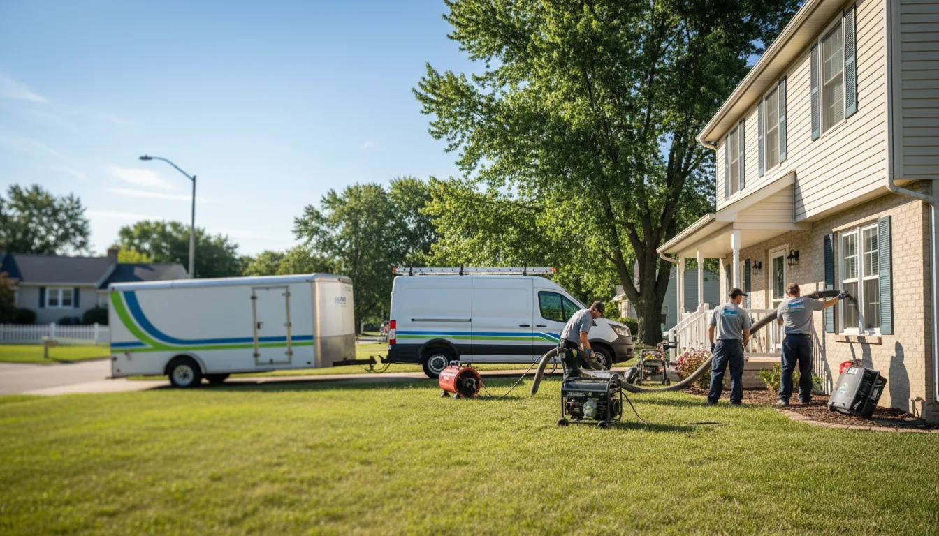 Flooded Basement Restoration And Cleanup With Repair in Camp Grove, IL near me
